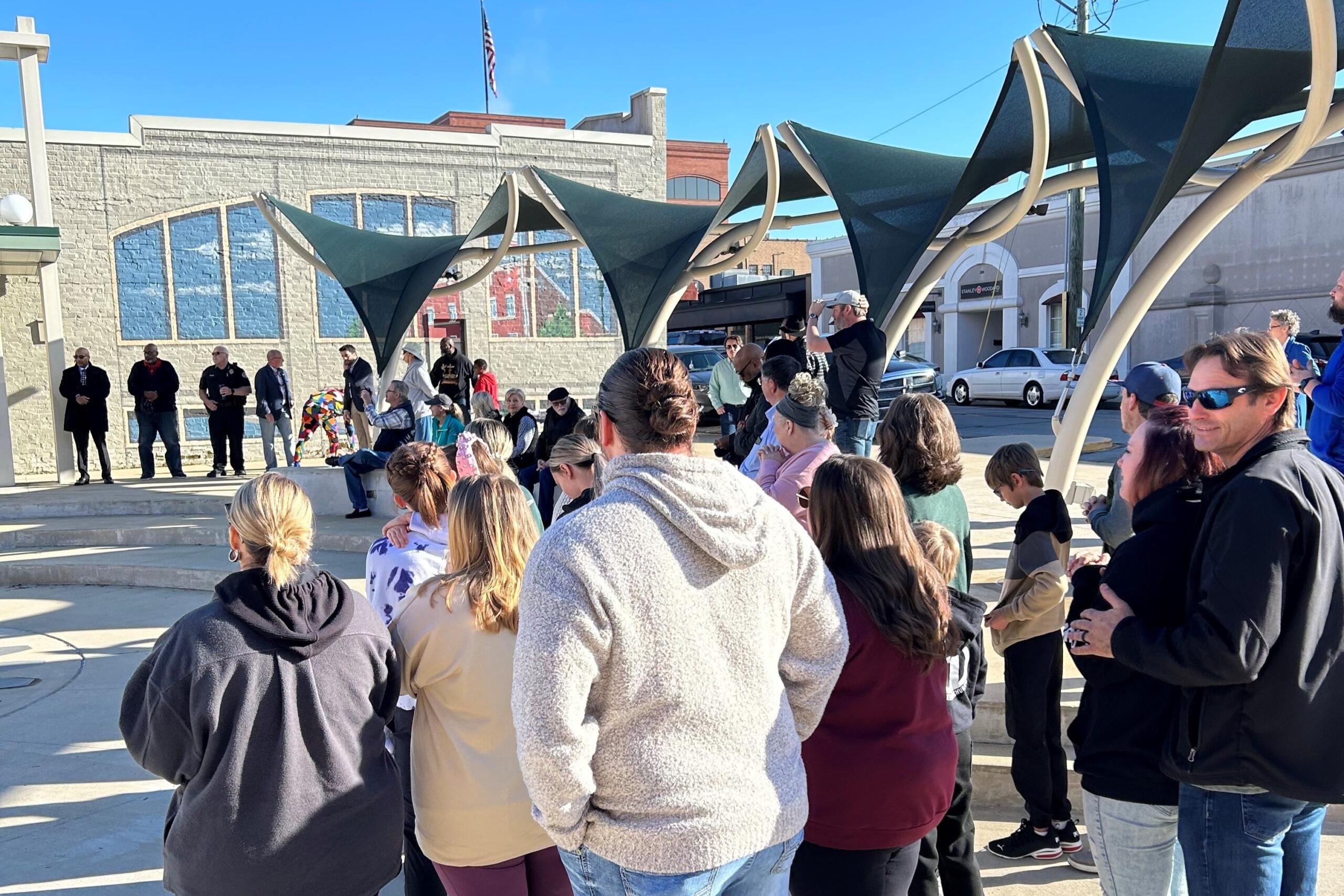 Hosted by the Jonesboro Police Department, City of Jonesboro, and Craighead County NAACP, the "Unity in the Community" Prayer Event took place Saturday, March 16 in Downtown Jonesboro