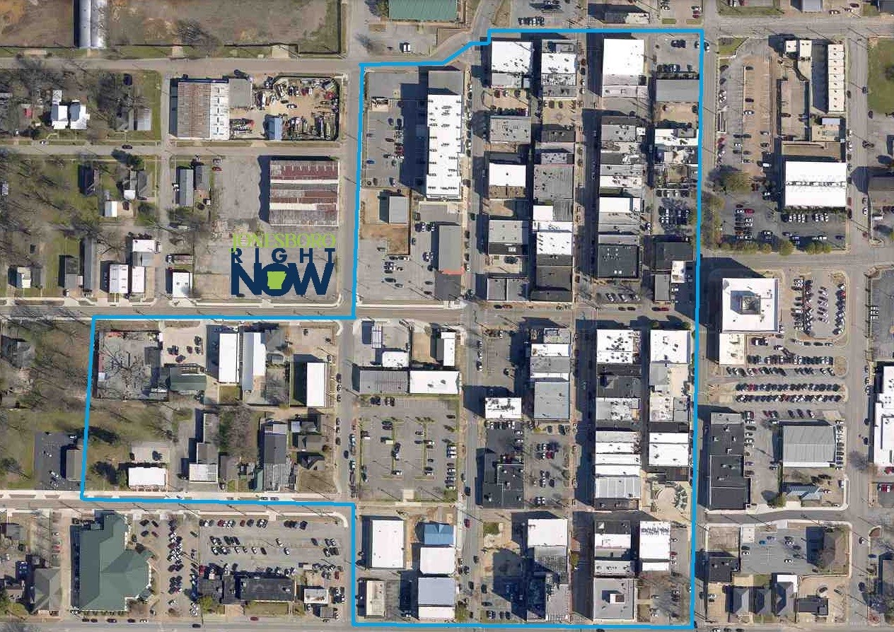 Police chief gives report of police activity after one year of the Downtown Entertainment District in Jonesboro, Arkansas