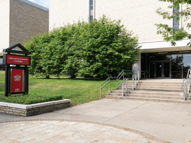 The lab sciences building at Arkansas State University