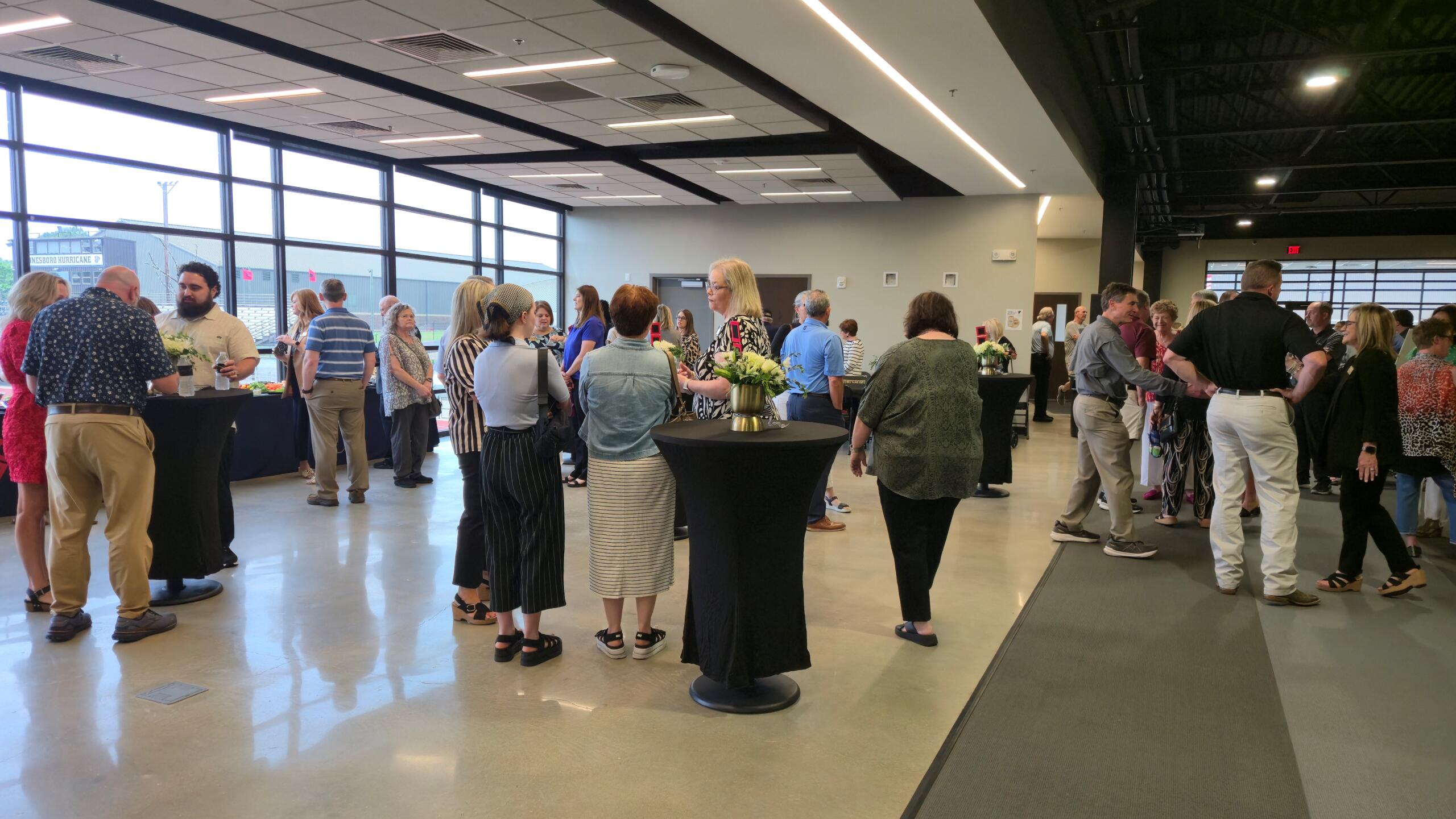 Attendees during Wilbanks's retirement party.