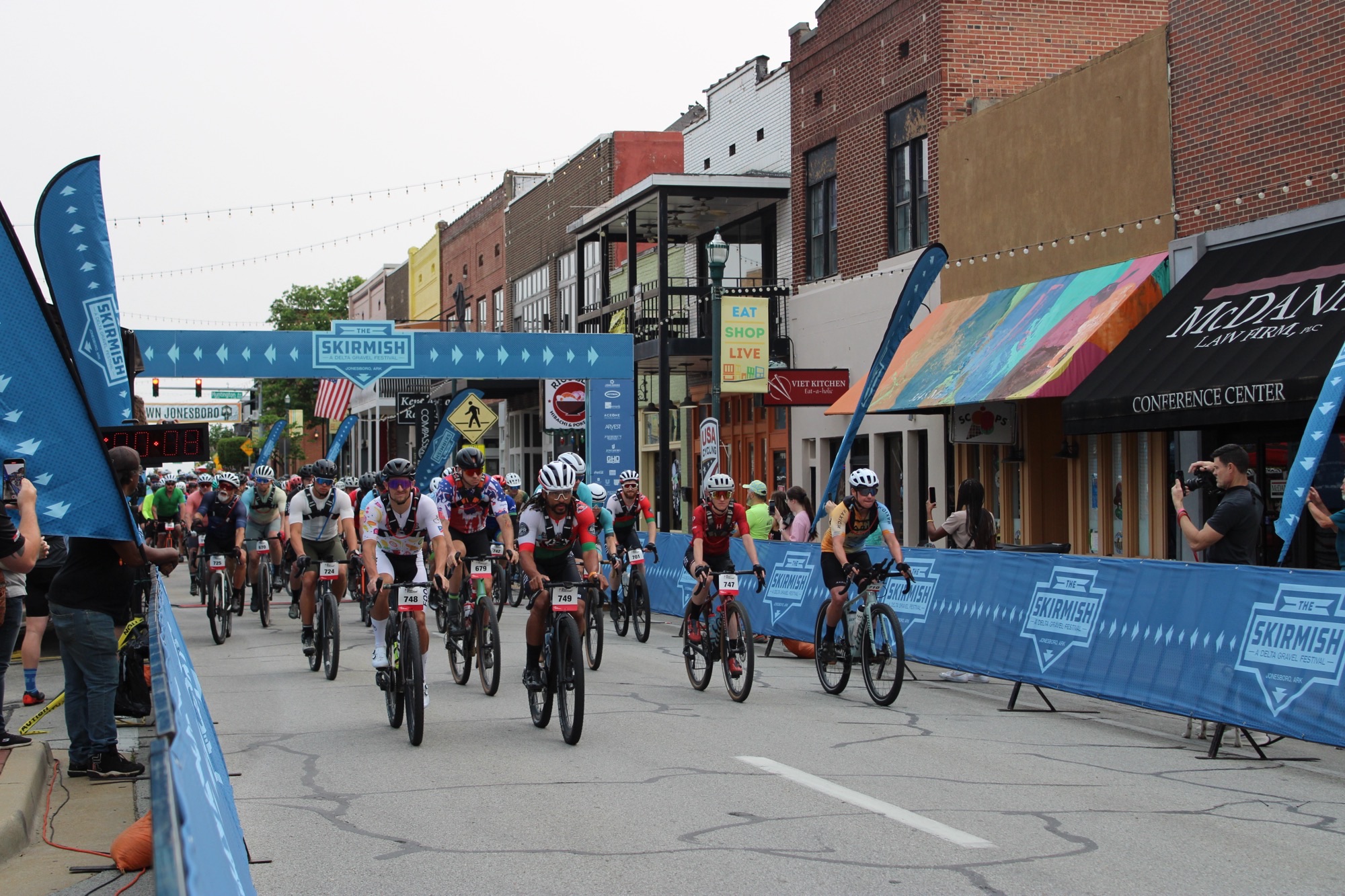 Bikes Take Off at 2025 Skirmish Delta Gravel Festival in Jonesboro, Arkansas