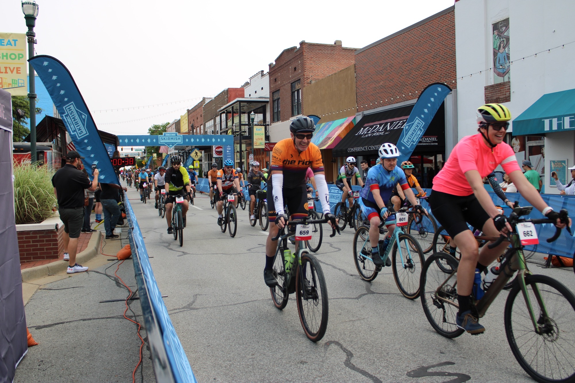 Bikes take off in 2025 Skirmish Delta Gravel Festival in Jonesboro Arkansas