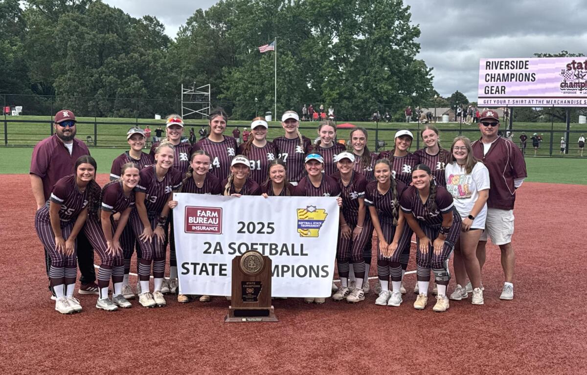 Riverside 2025 2A State Softball Champs
