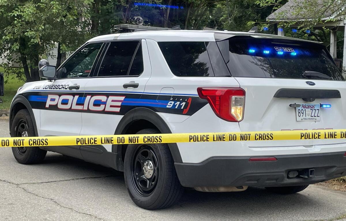 A shooting has been reported Sunday at the same address as a Saturday night shooting in Jonesboro