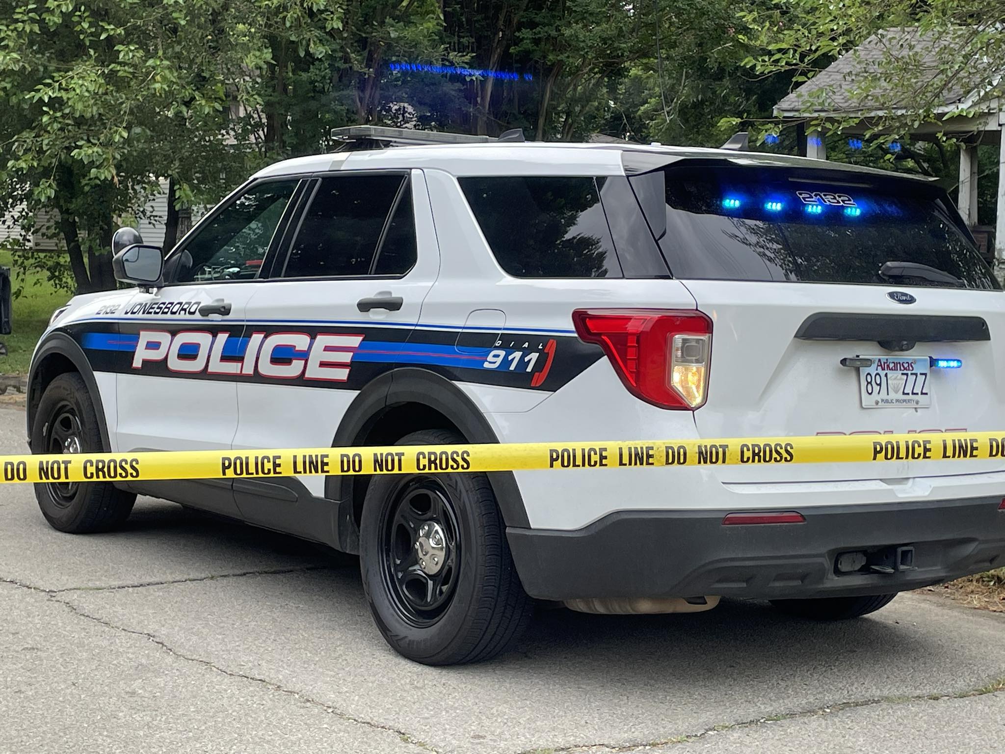 A shooting has been reported Sunday at the same address as a Saturday night shooting in Jonesboro