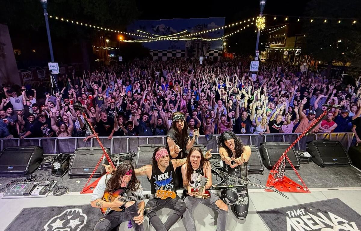 That Arena Rock Show tribute band closes out the 2025 Downtown Jonesboro Barbecue and Music Festival in Downtown Jonesboro Arkansas
