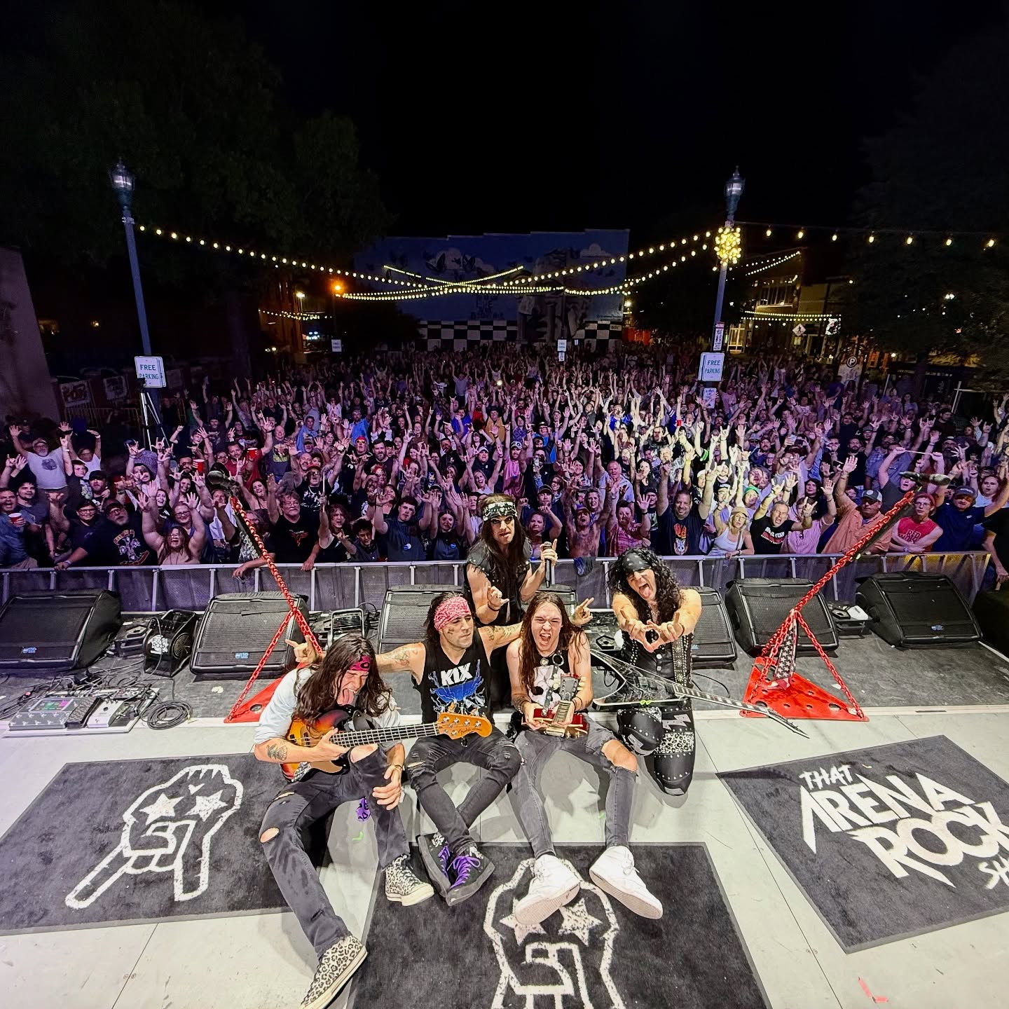 That Arena Rock Show tribute band closes out the 2025 Downtown Jonesboro Barbecue and Music Festival in Downtown Jonesboro Arkansas