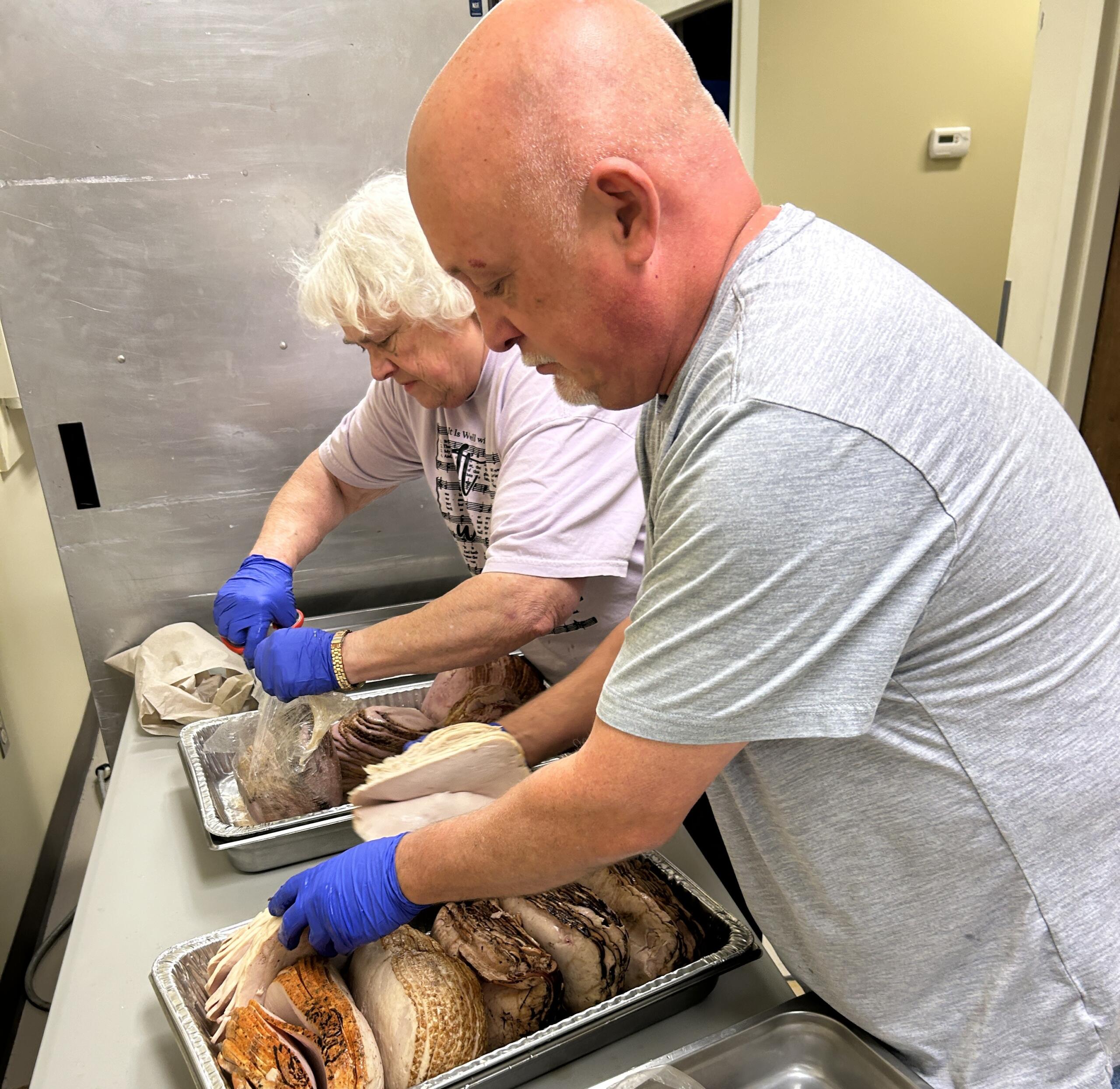 Greg Vance and Patti Minga Jonesboro Community Thanksgiving Meal