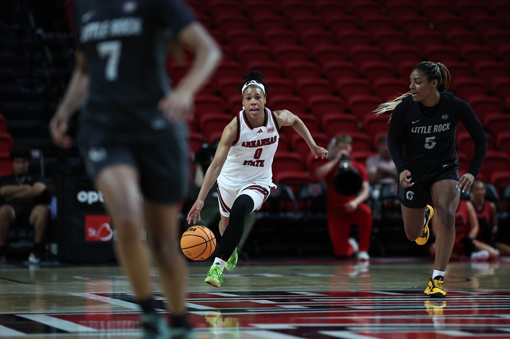 A-State Women's Basketball: Arkansas State Surges behind Shannon in 4th Quarter for 76-67 win