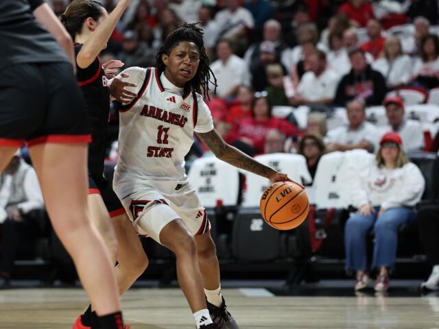 A-State Women's Basketball: Red Wolves Fall in Season Opener to Ball State, 68-66