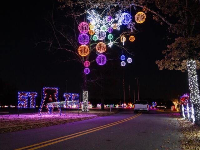 Christmas at the Park light attraction returns for 2025 at Joe Mack Campbell Park Jonesboro, Arkansas