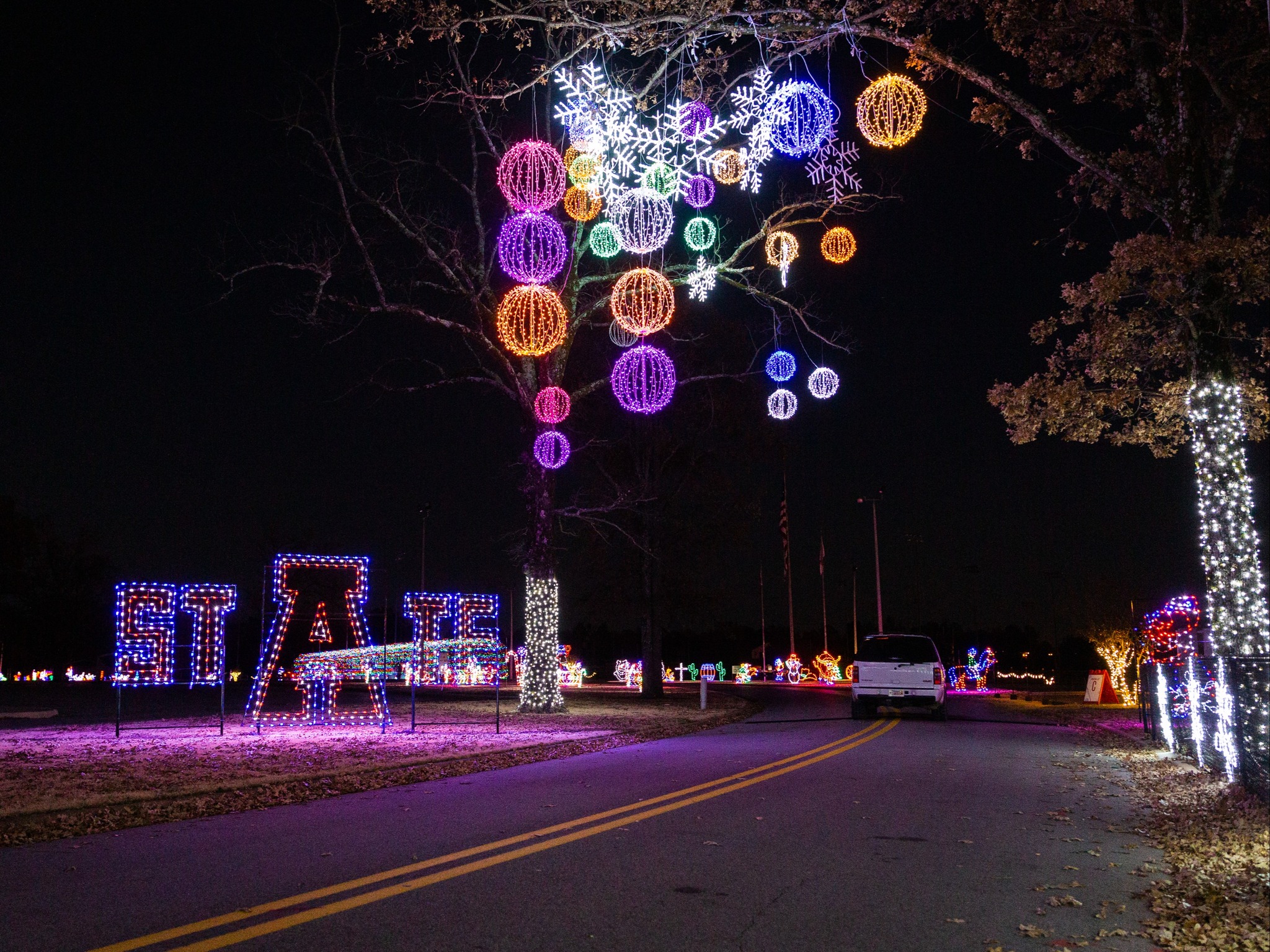 Christmas at the Park light attraction returns for 2025 at Joe Mack Campbell Park Jonesboro, Arkansas