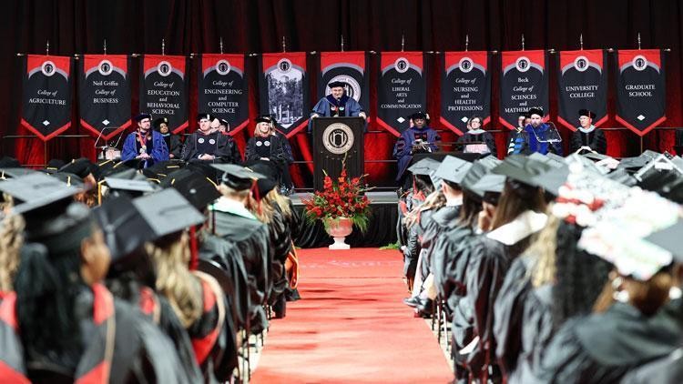 Arkansas State University welcomed a new of alumni on Saturday during the Fall Commencement exercises