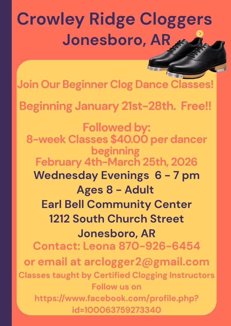 Beginner clog dancing classes to be offered in Jonesboro - Jonesboro ...