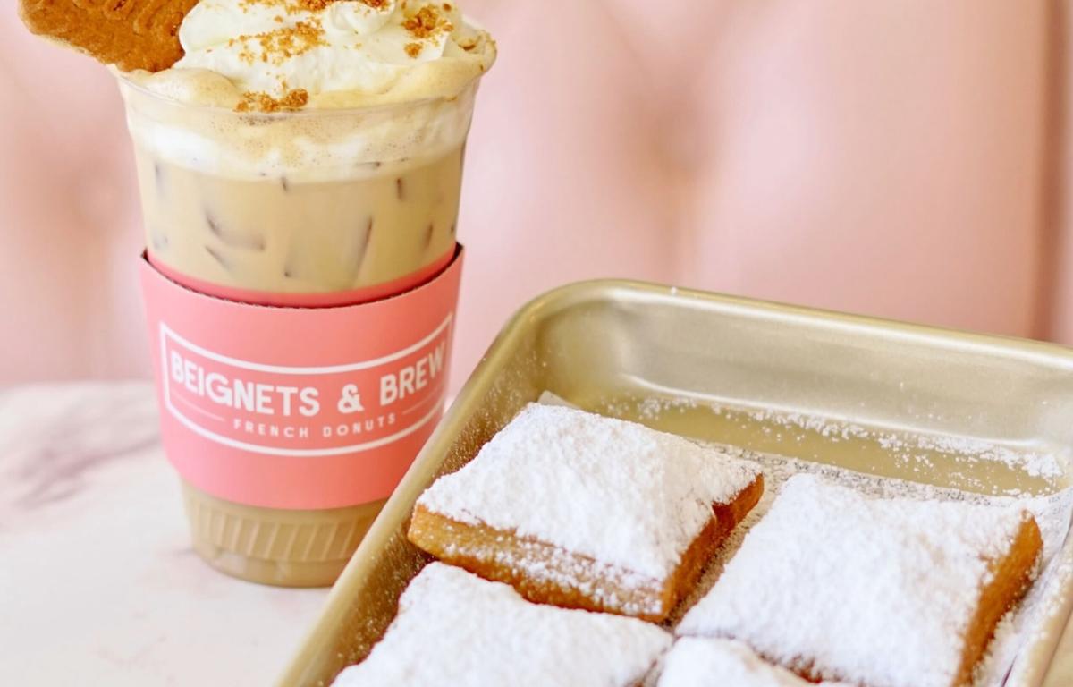 coffee and beignets from beignets and brews