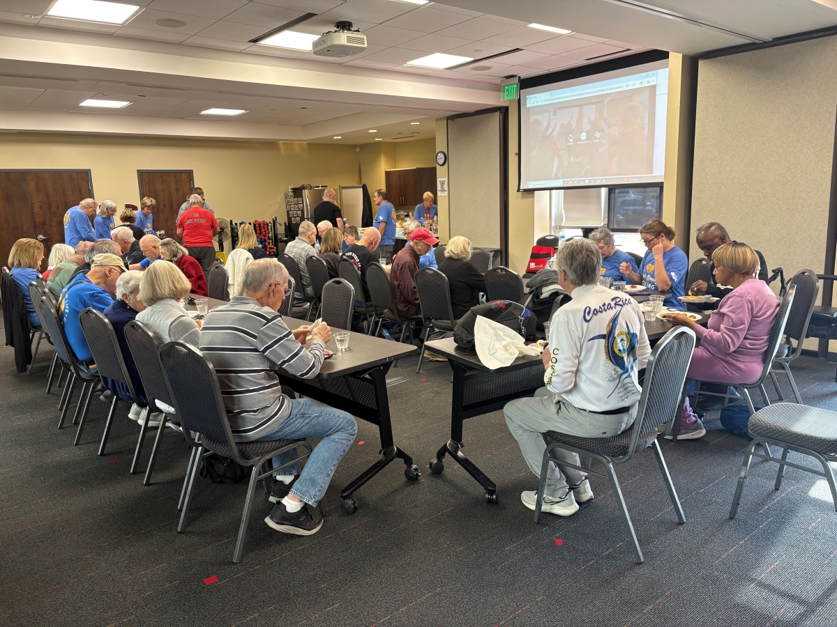 members of st. bernards rock steady boxing during the 7th anniversary celebration