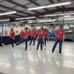 dancers in a previous clog dancing class