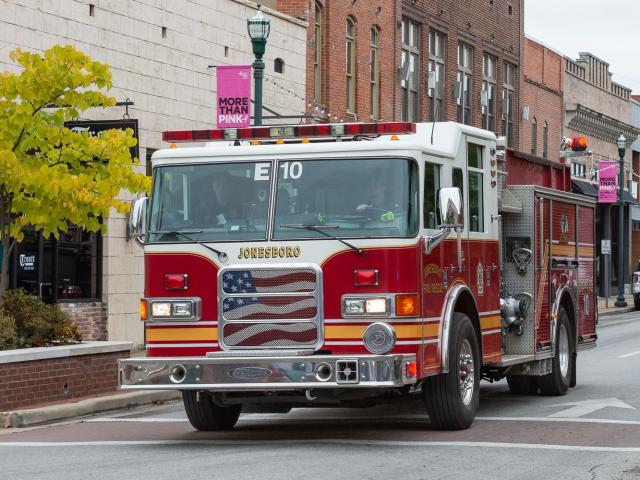 jonesboro fire department fire engine