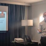 Dr. Eduardo Torrecillas Sanchez during his presentation.