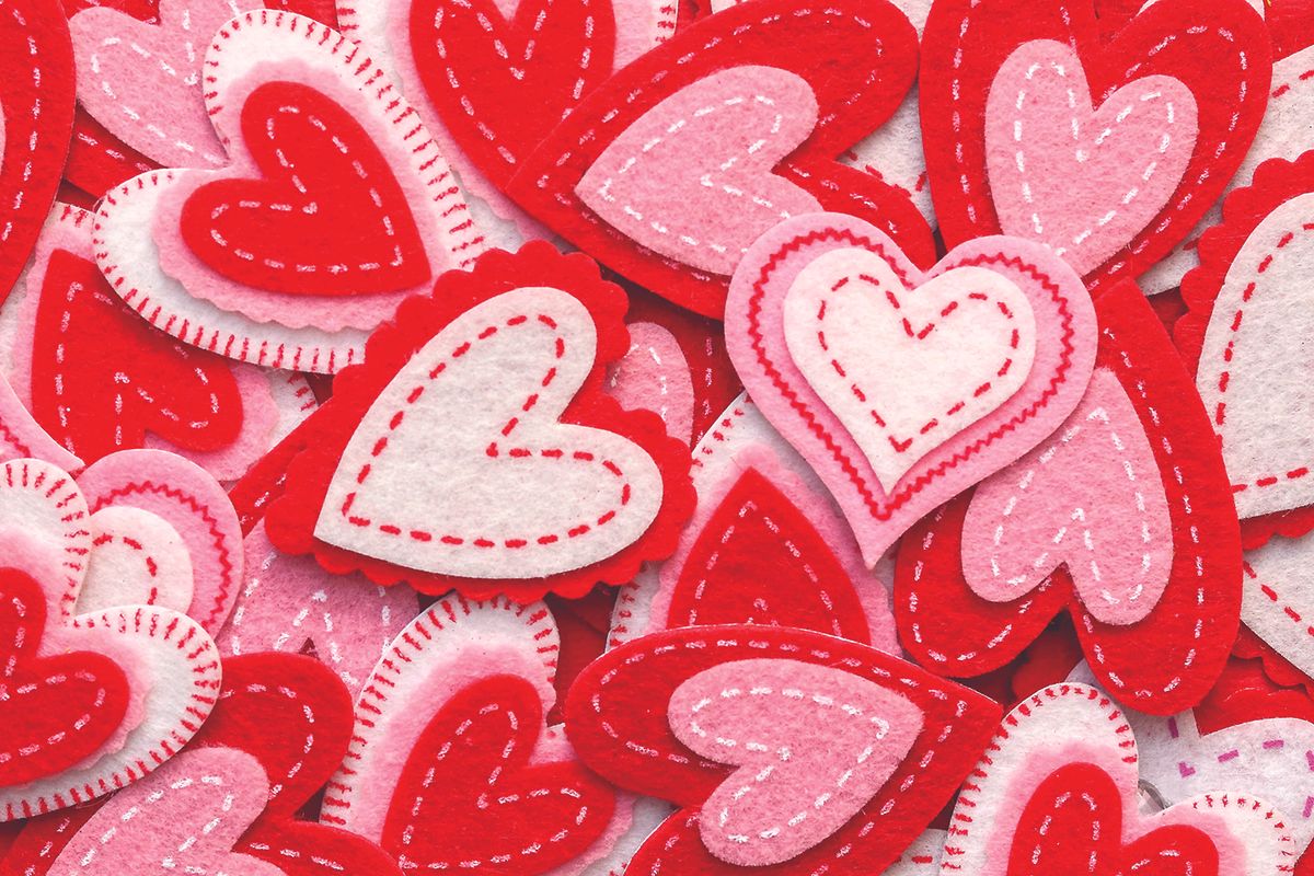 valentine's day hearts