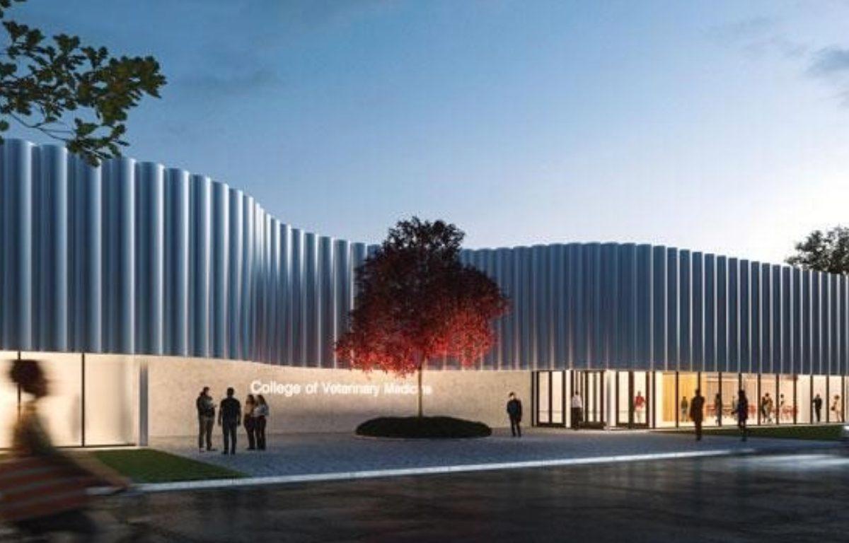 rendering of the a-state college of veterinary medicine