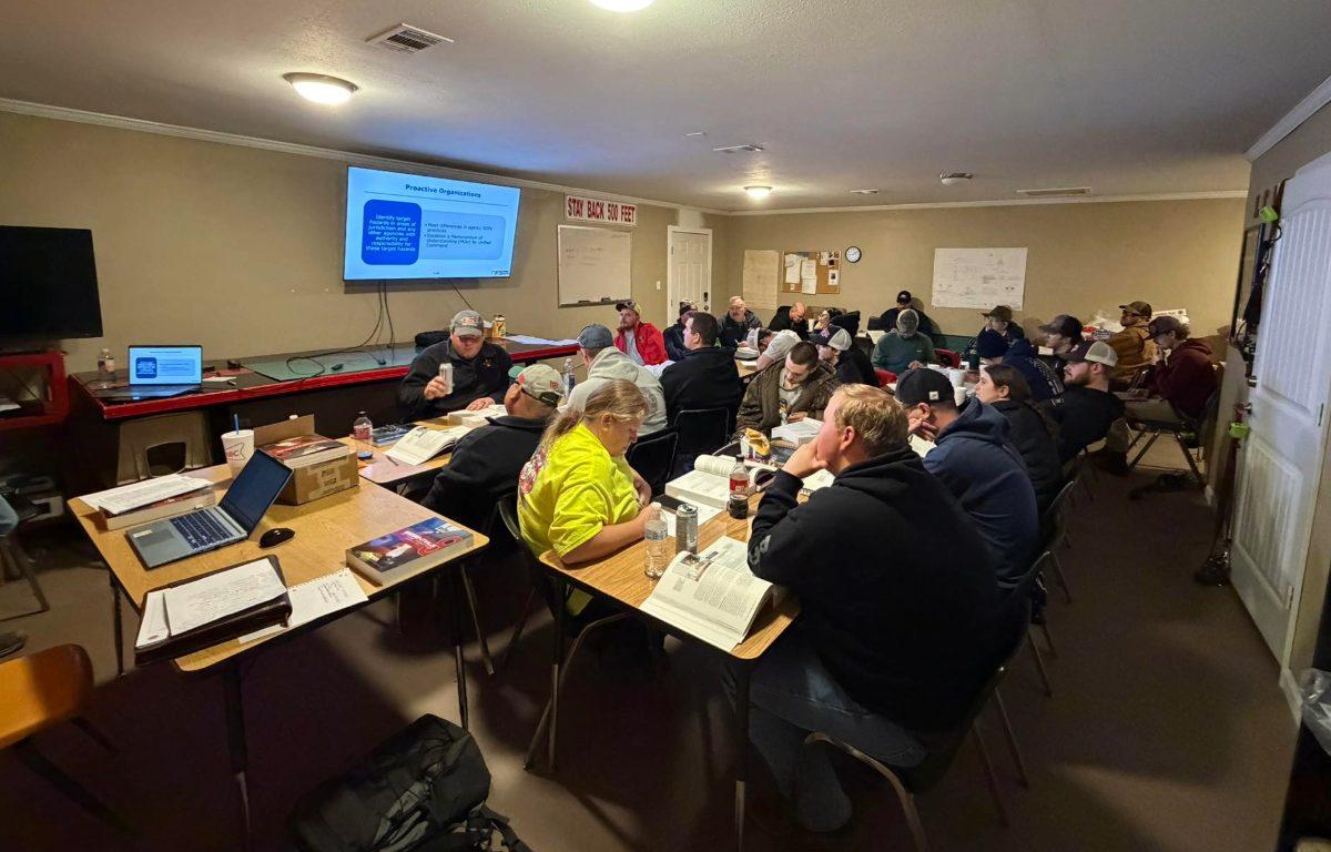 students of firefighter 1 program meet