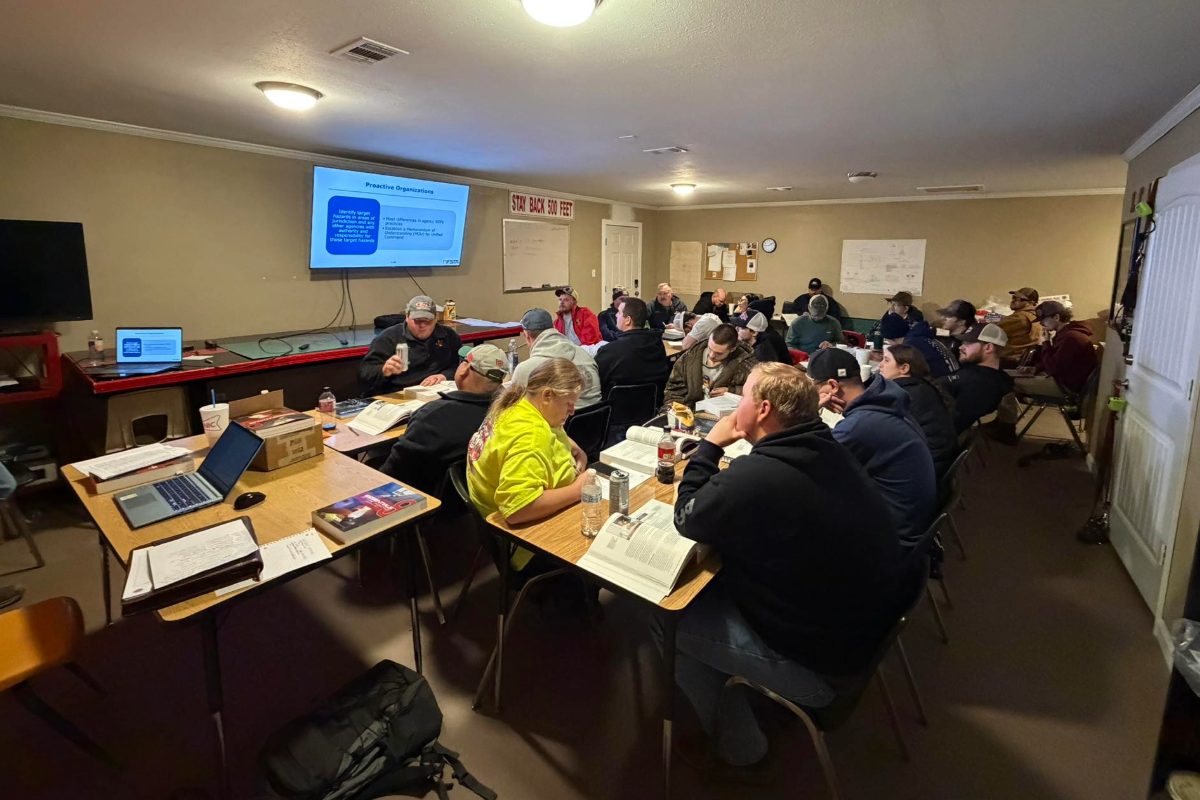 students of firefighter 1 program meet