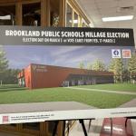 image showing rendering of proposed building resulting from brookland schools mill increase