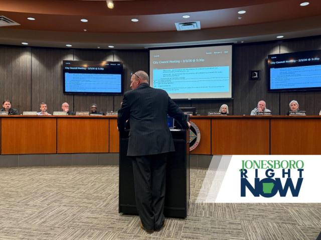 mayor copenhaver speaks before city council