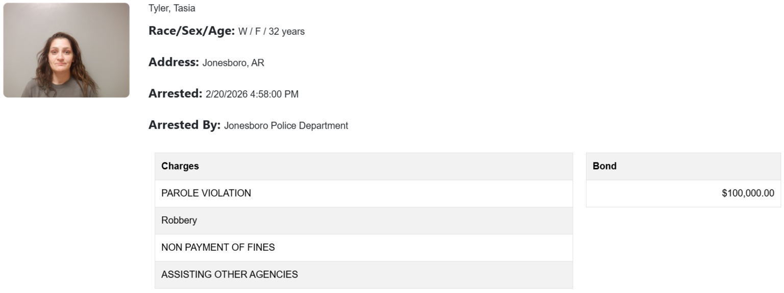 $100K bond set for Jonesboro woman accused of assaulting retail worker ...
