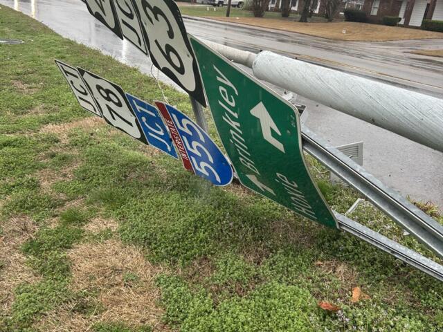 Storm Damage near Jonesboro, Arkansas