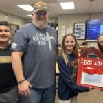 Jonesboro EAST students partner with NEACTC to build emergency playground medical boxes