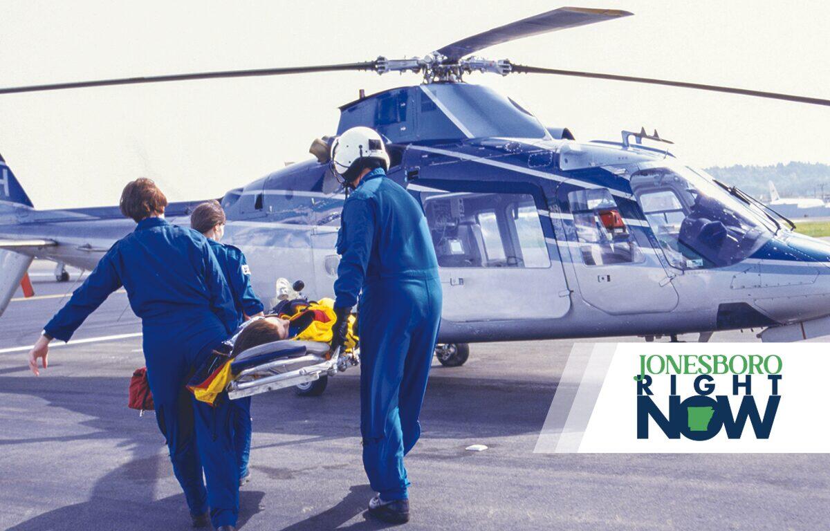 medical transport via helicopter