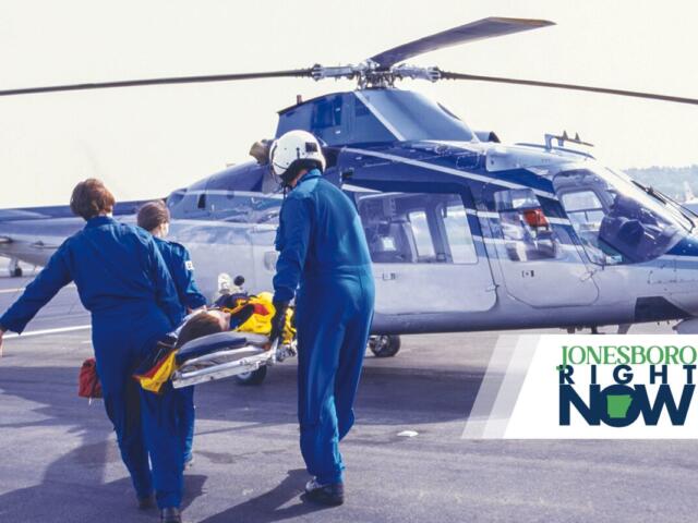 medical transport via helicopter