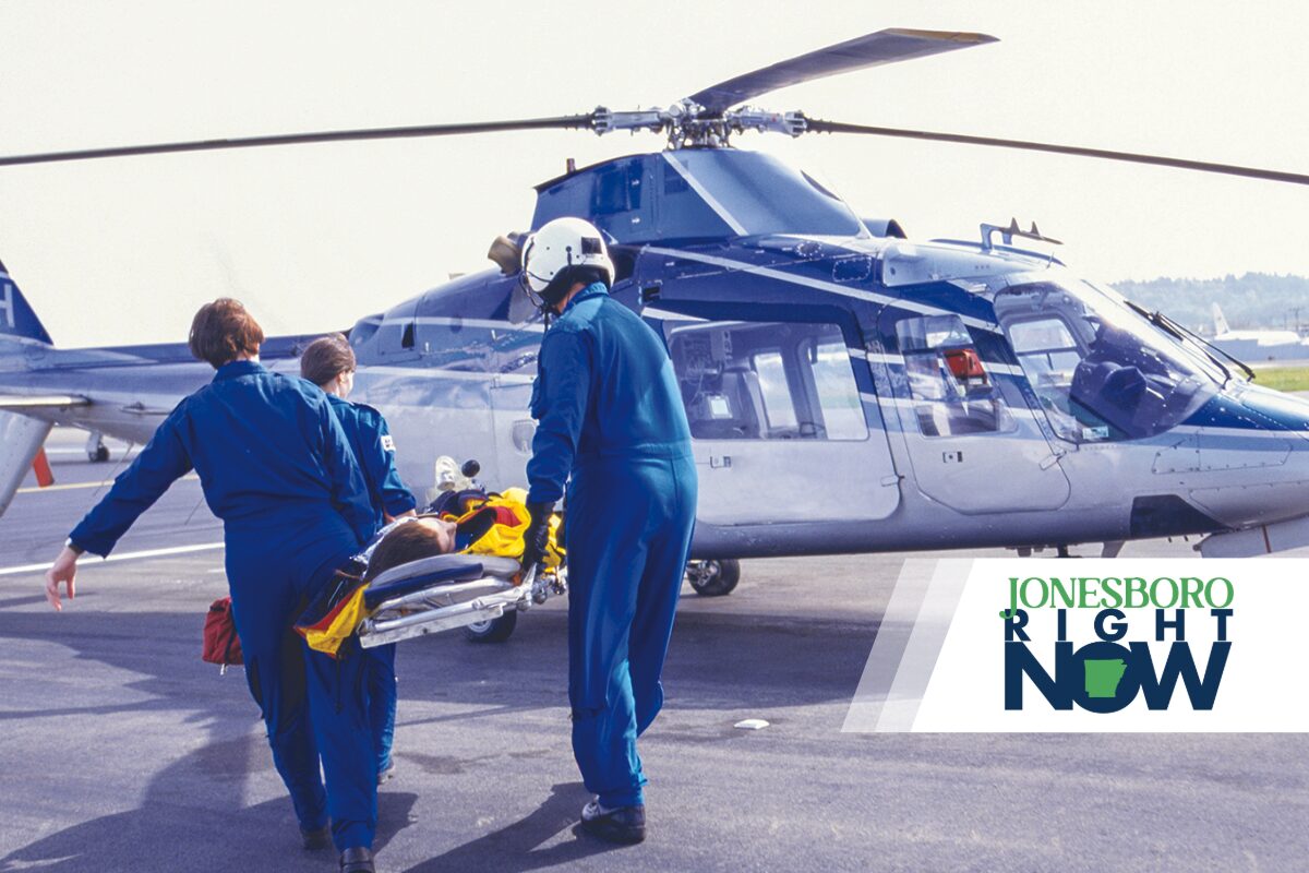 medical transport via helicopter