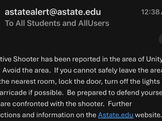 Active Shooter on AState Campus