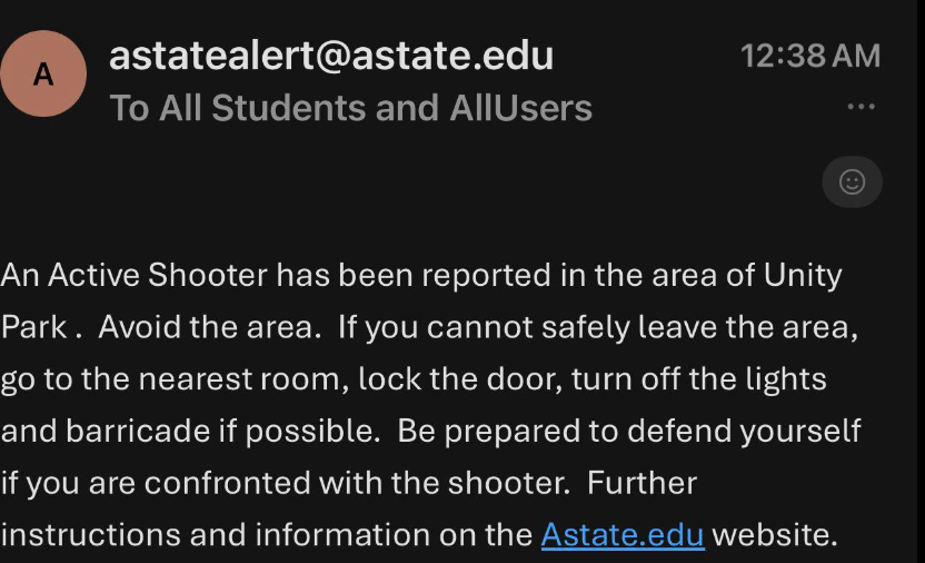 Active Shooter on AState Campus