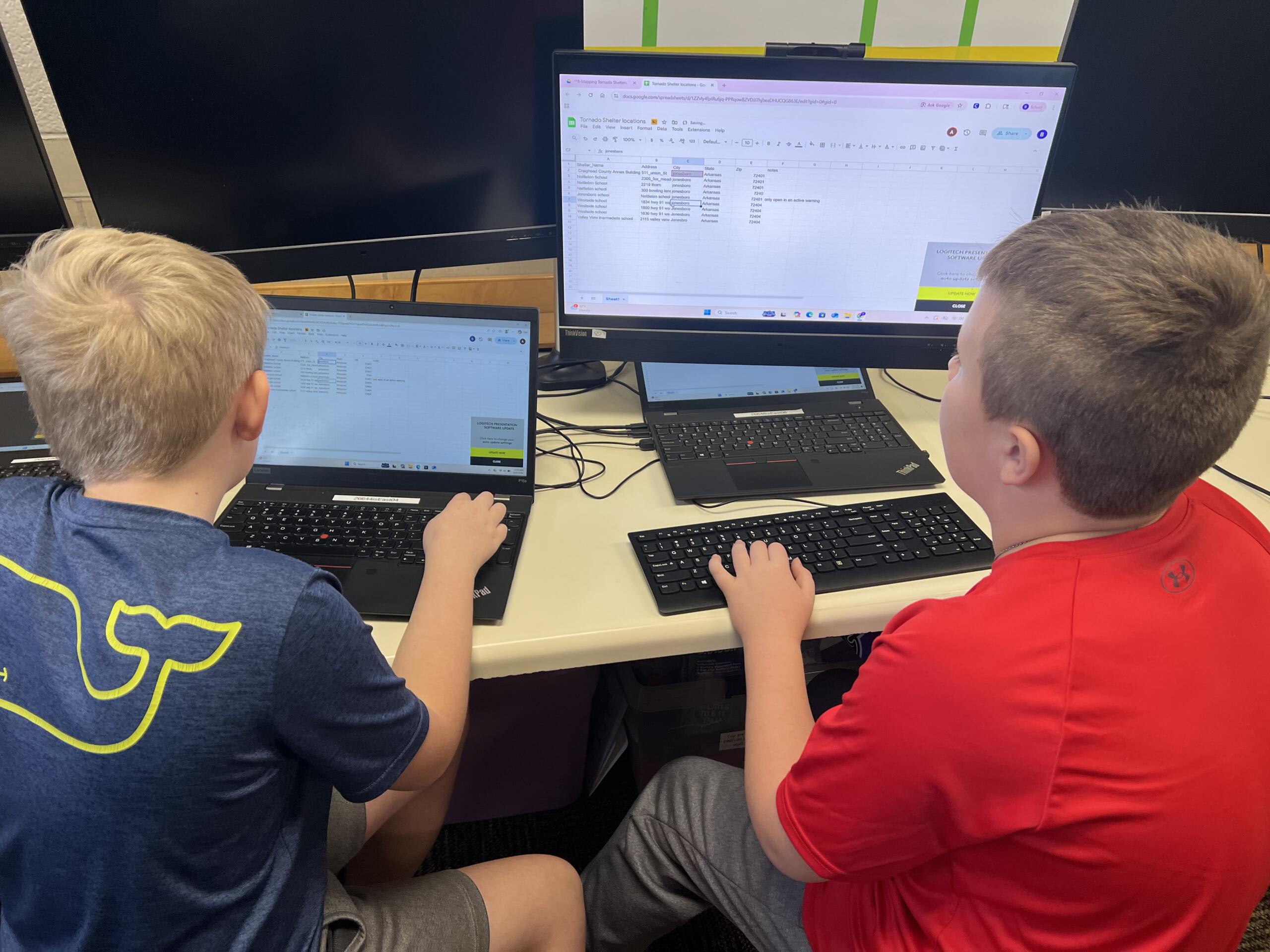 Jonesboro EAST Students Create Digital Map of City’s Tornado Shelters ...