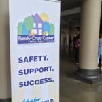 banner for Family Crisis Center reads Safety Support Success