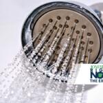 Shower head with water