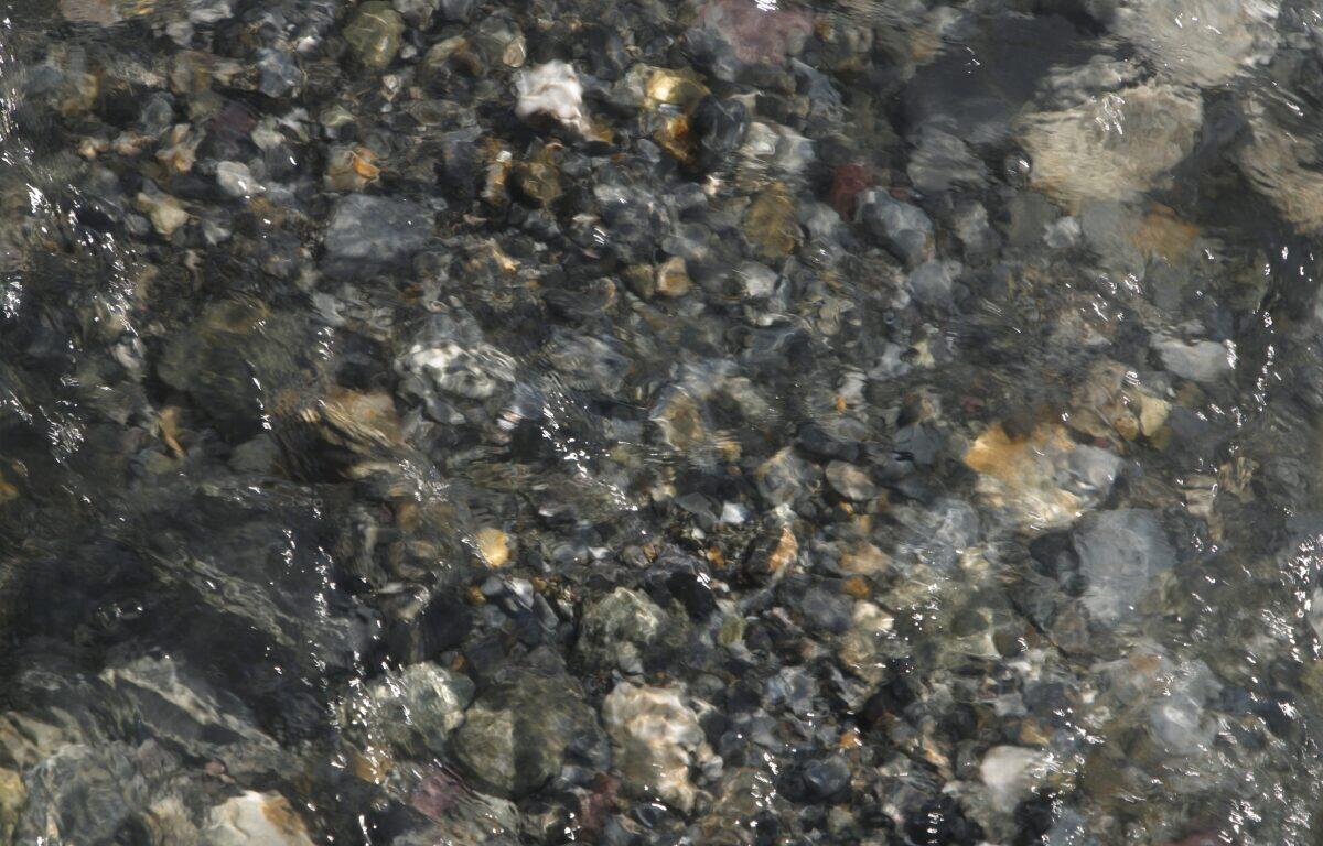 water and rocks