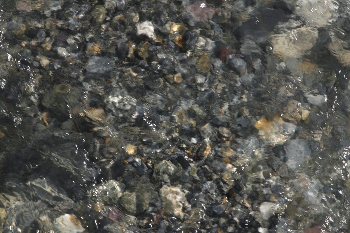 water and rocks