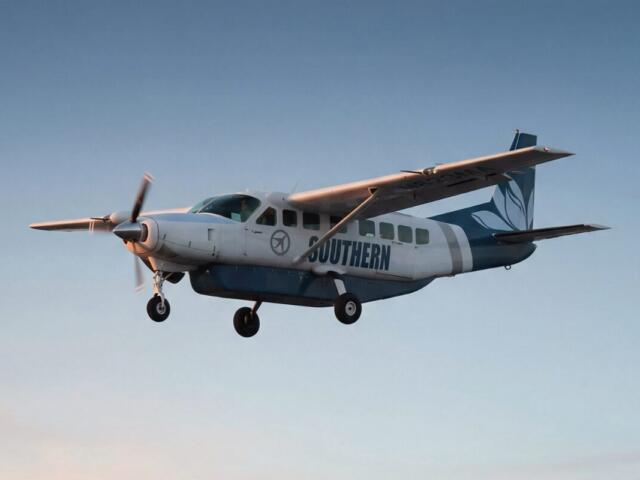southern air plane in flight