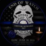 Marked Tree Police Officer Trevor Howard Killed in Patrol Vehicle Accident