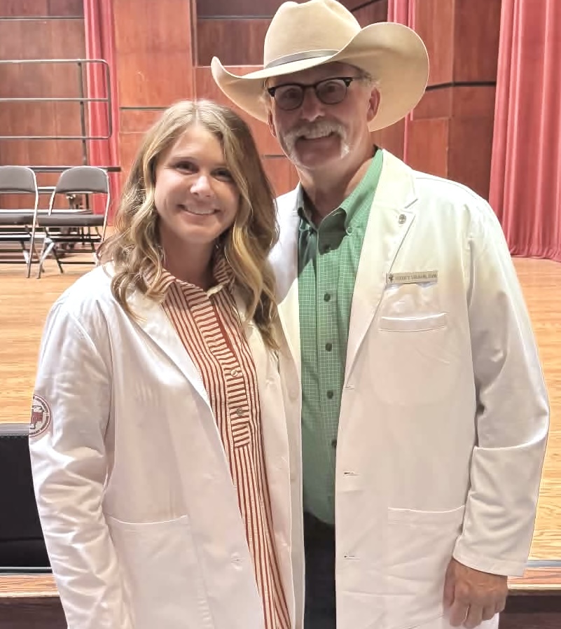 Rodney Vaughn was there. So was his daughter, Caraline.Caraline is one of the students in A-State’s inaugural veterinary class.