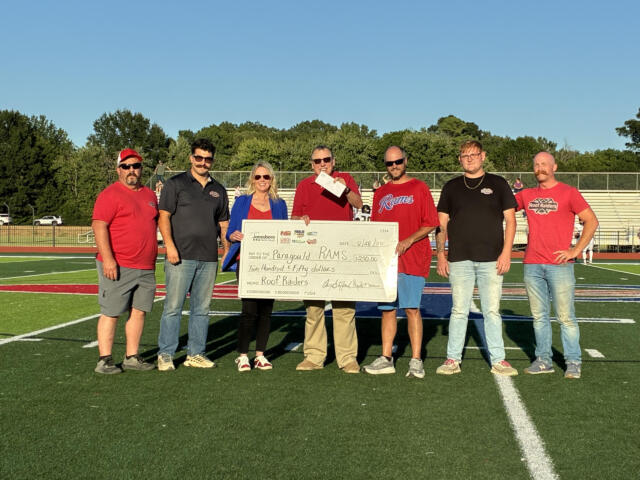 Paragould Wins First Fox Football Faceoff, But Manila Nearly Takes the Vote Rams edge Lions 52%-48% in closely contested inaugural school pride competition; Paragould also wins Friday night's game, 45-21
