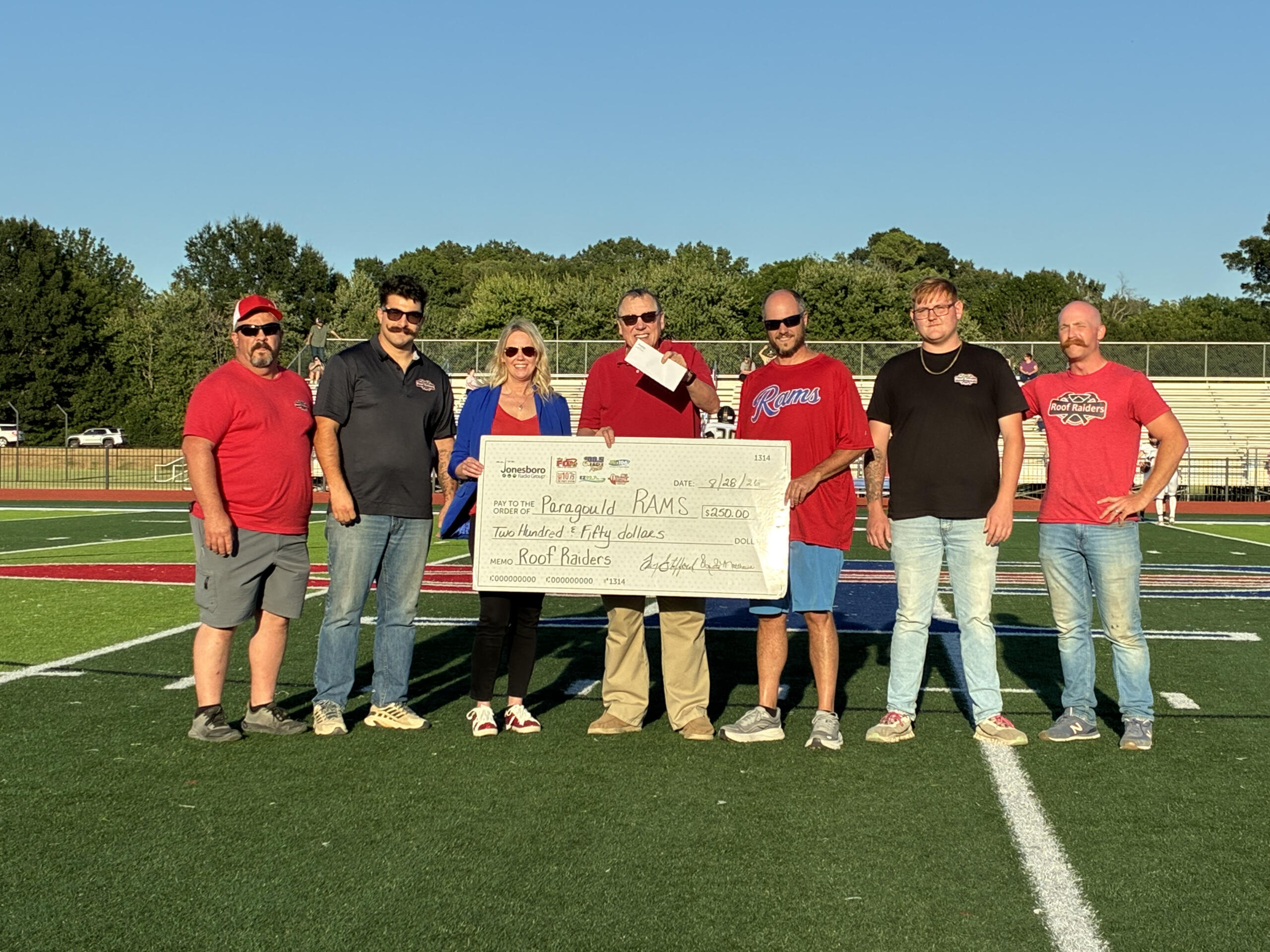 Paragould Wins First Fox Football Faceoff, But Manila Nearly Takes the Vote Rams edge Lions 52%-48% in closely contested inaugural school pride competition; Paragould also wins Friday night's game, 45-21