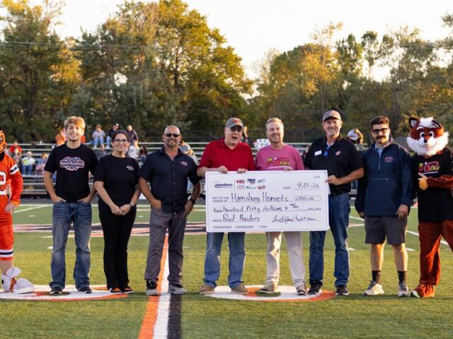 Hornets earn $250 for their booster club after fans rally behind Harrisburg; Bobcats win Friday night's game 47-20