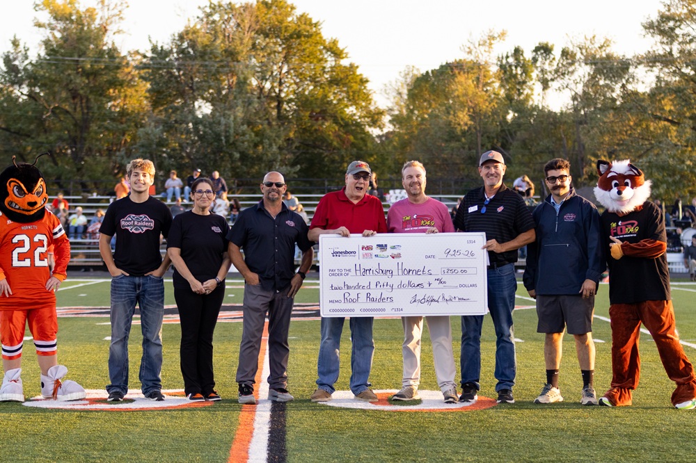 Hornets earn $250 for their booster club after fans rally behind Harrisburg; Bobcats win Friday night's game 47-20