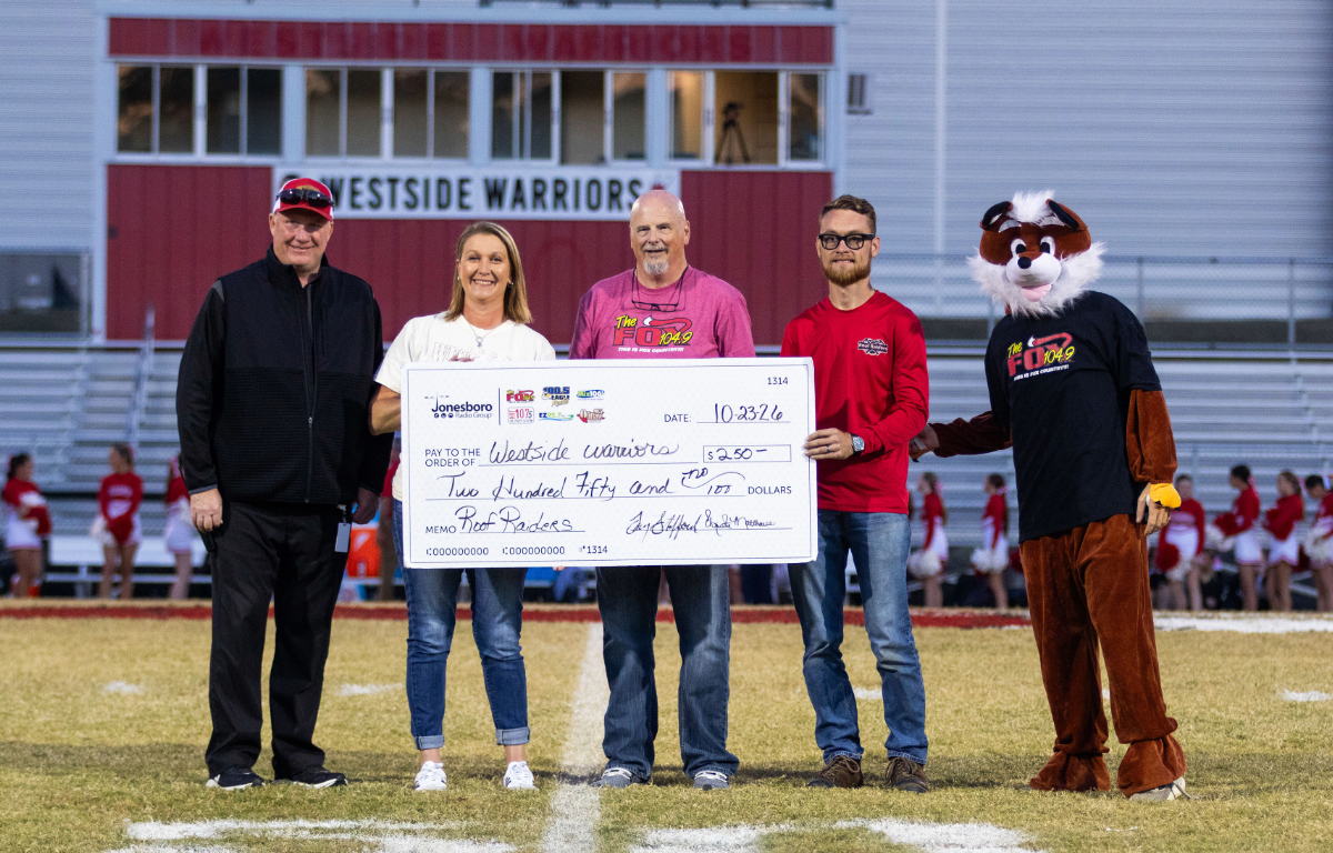 Westside Warriors Score Double Victory in Fox Football Faceoff Warriors defeat Trumann 28-12 and earn $250 for athletic booster club; Nettleton at Valley View up next